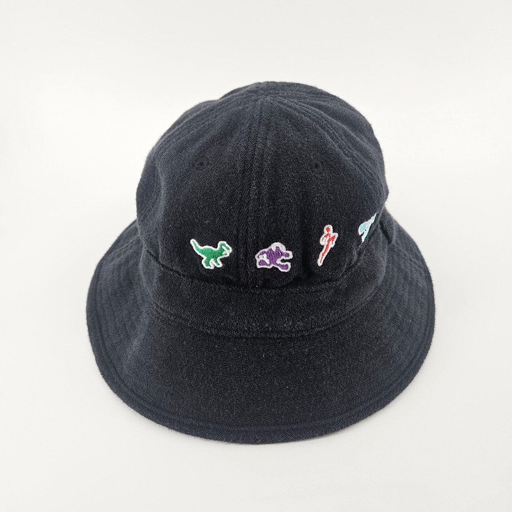 Adidas Pixar Bucket Hat Womens OSFW Black Terry Cloth Disney Cap Embroidered - Picture 1 of 10